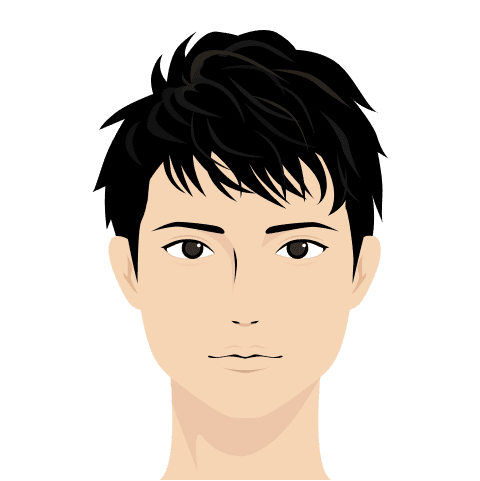 四角・ベース顔