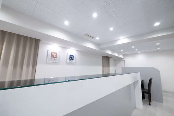 メンズリゼ千葉の受付