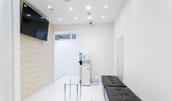 メンズリゼ京都河原町のウェイティングスペース