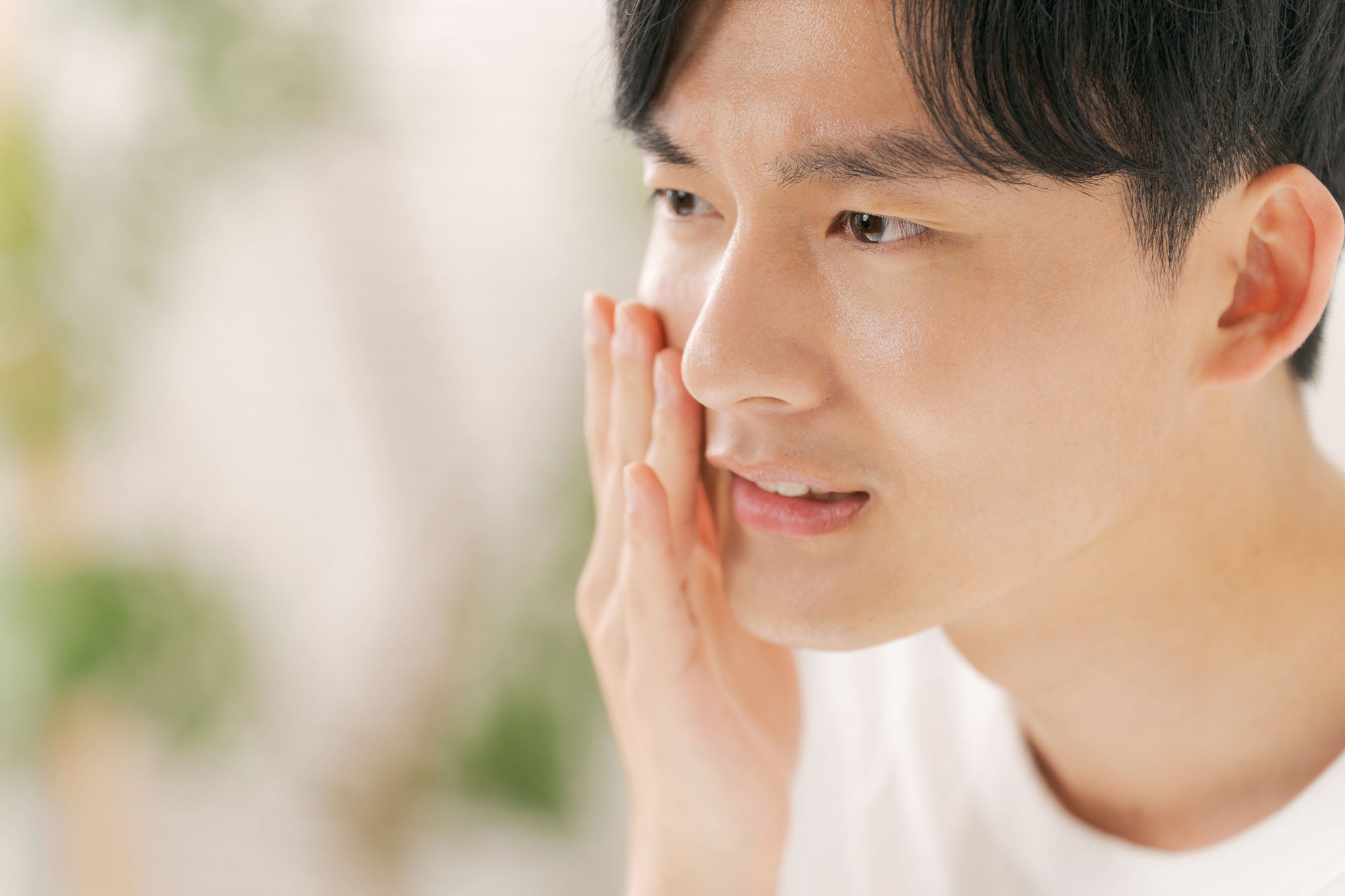 肌が乾燥している