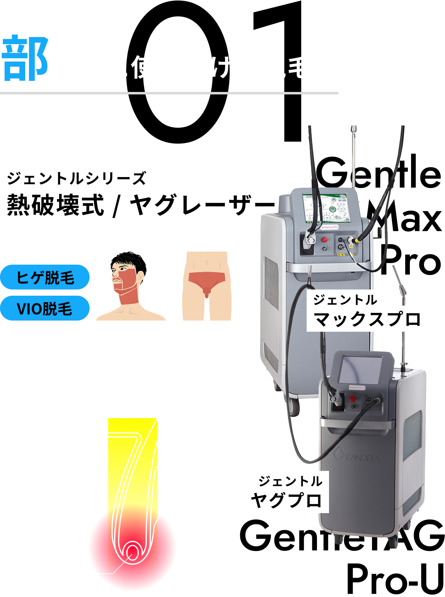 効果的な脱毛機