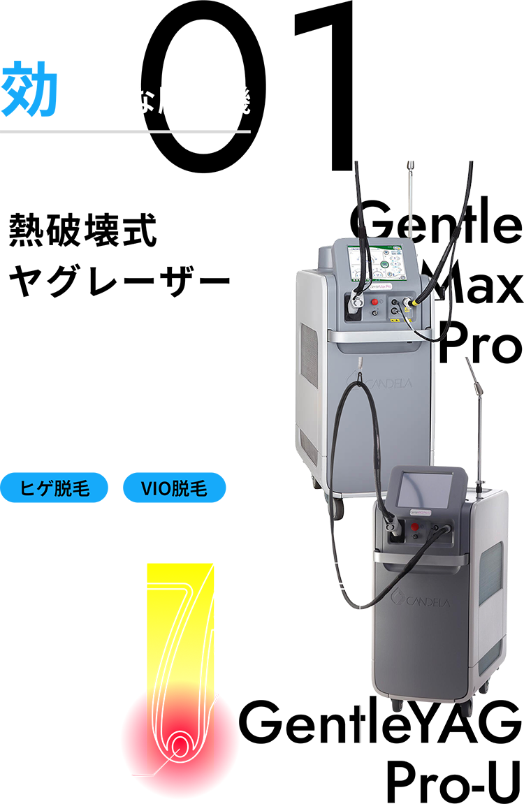 効果的な脱毛機